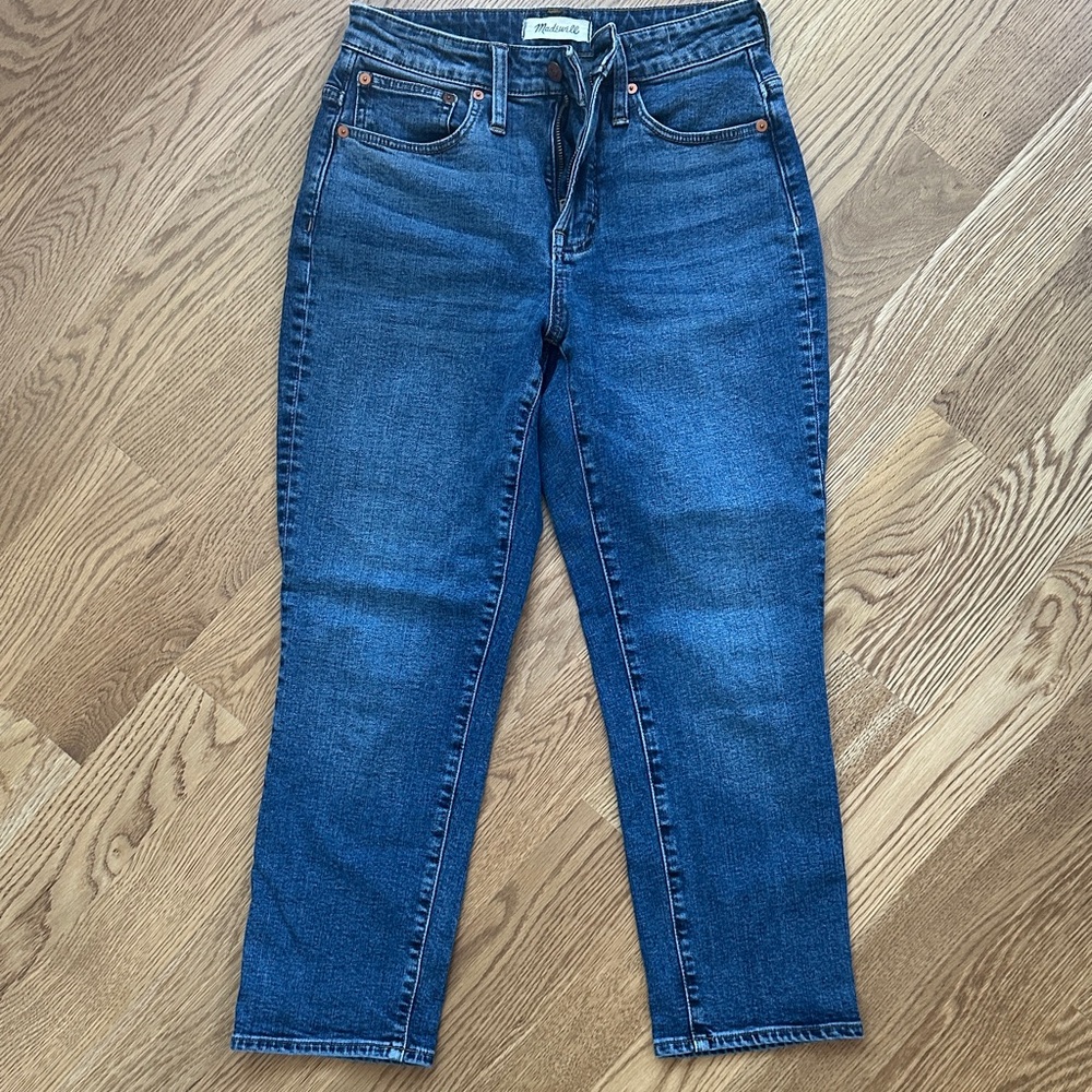Madewell Dark Blue Ankle Jeans